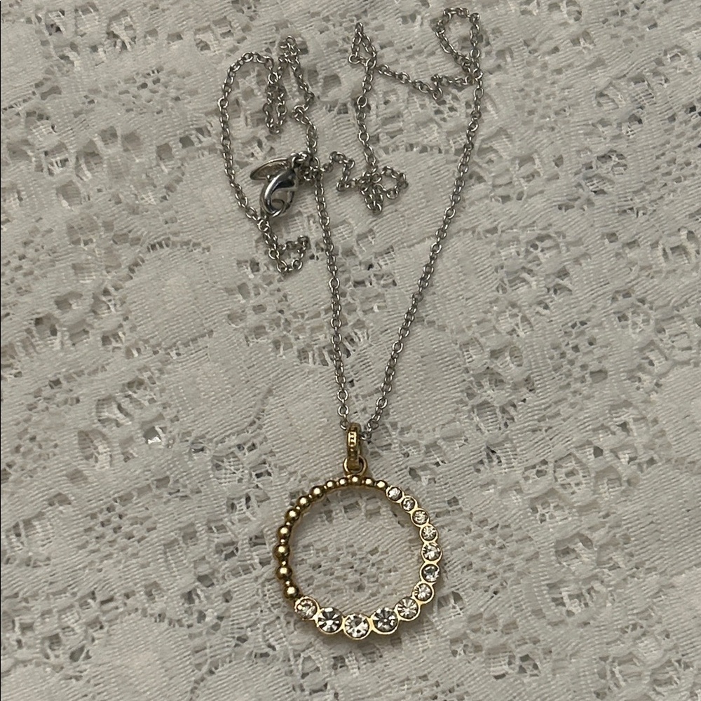 Elegant Gold and Silver Necklace